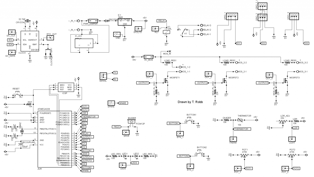 Arduino DevBoard Schematic cropped